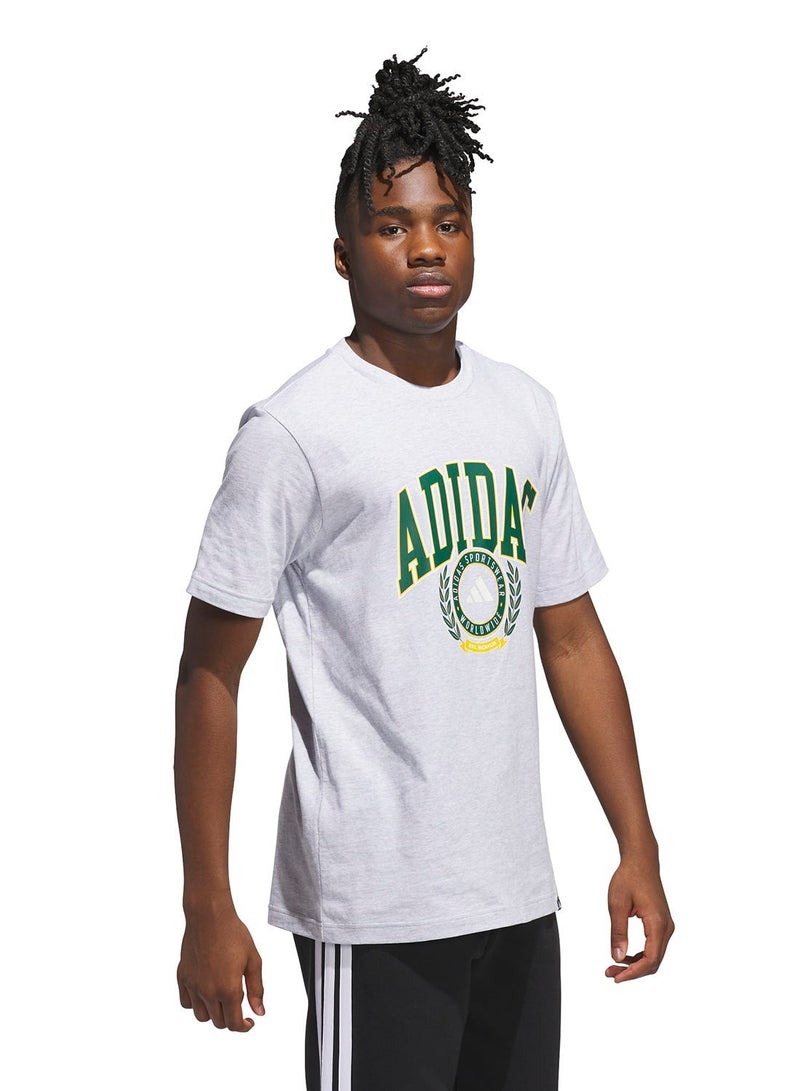 Adidas Varsity Crest Graphic T-Shirt - Image 1